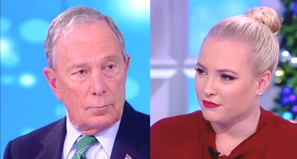 Former New York mayor patiently explains to The View's Meghan McCain why supporting background checks isn't anti-gun