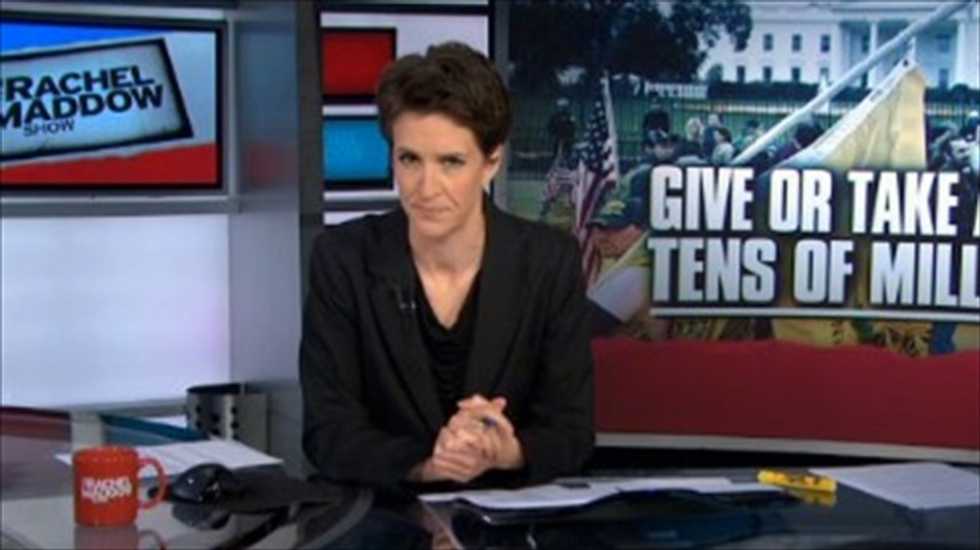 'Big nutball day' in D.C.: Maddow mocks Bundyesque 'Operation American Spring'