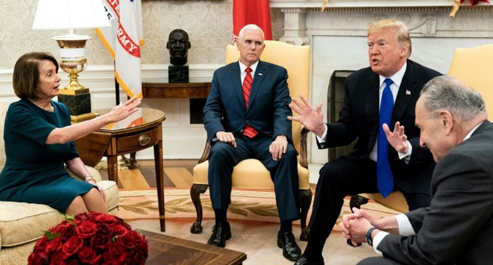 Trump hates the infrastructure plan his own White House has crafted -- so he's turning to Democrats