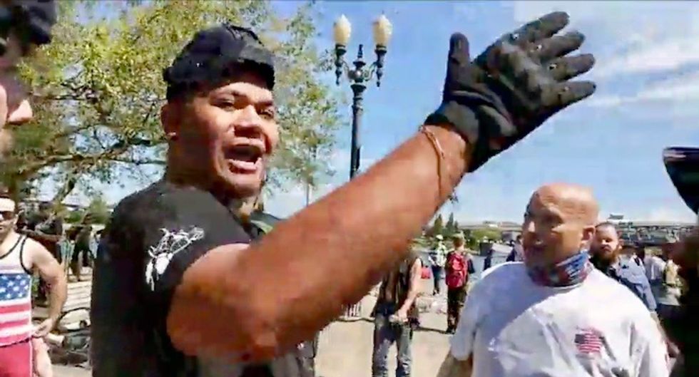 Portland far-right marchers have rally plans foiled by store manager who calls tow trucks on them: 'Our cars are toast'