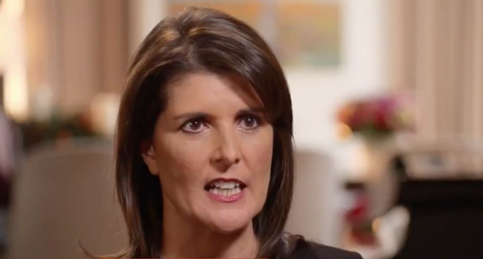 Nikki Haley says she and Trump would ‘ratchet up the rhetoric’ to create leverage at UN