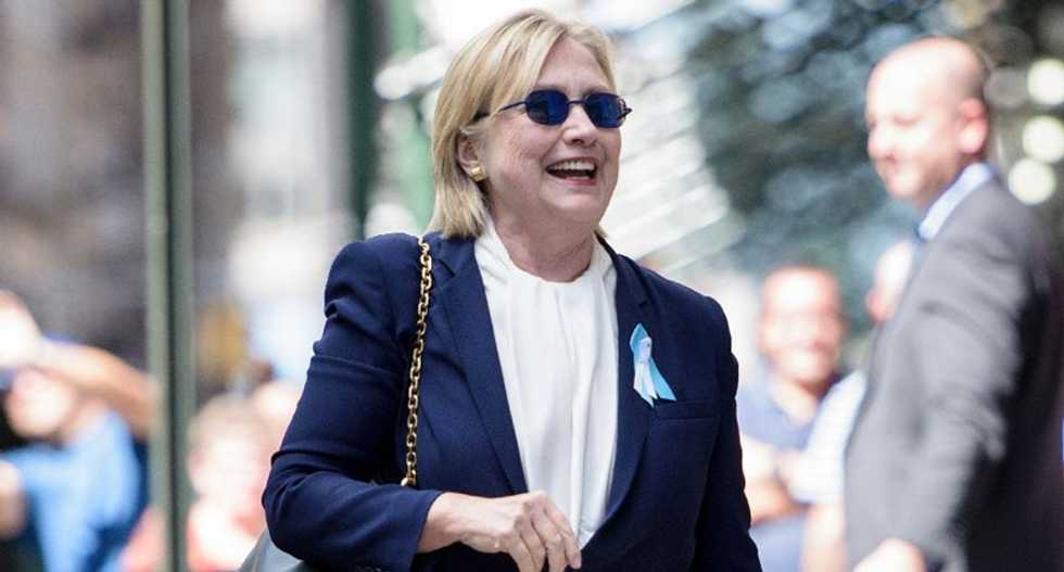 Hillary Clinton says 'great to be back' on campaign trail as race tightens