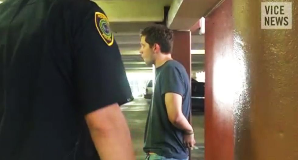 ‘Vice' reporter arrested at Houston Trump event after campaign staffers stiffed him on press pass