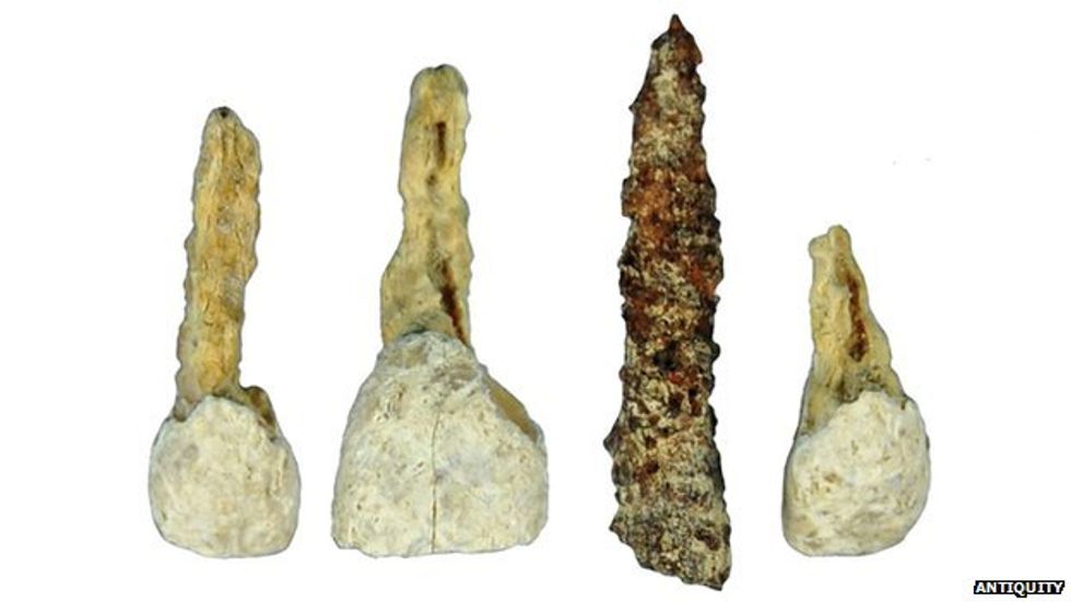 Archaeologists find 2,300-year-old iron tooth implant found with Celtic woman's remains