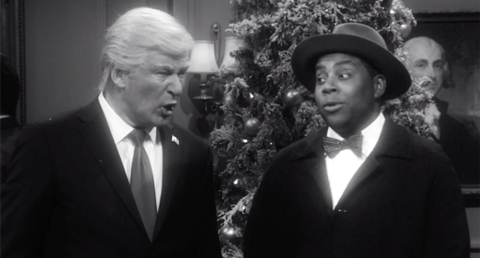 SNL roasts Trump with parody of 'It's a Wonderful Life' where he was never president -- and everyone is better off