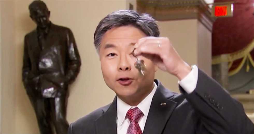 Ted Lieu hilariously dangles 'shiny object' keys at Republicans still obsessed with 'stupid' Clinton investigations