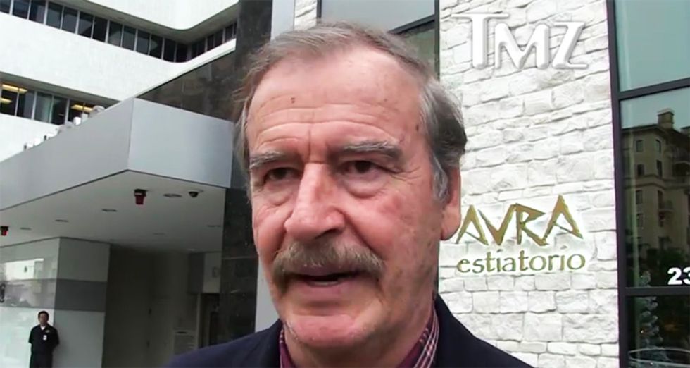 Vicente Fox blisters Trump in street interview diatribe: "I don't know why this country has a president like him'