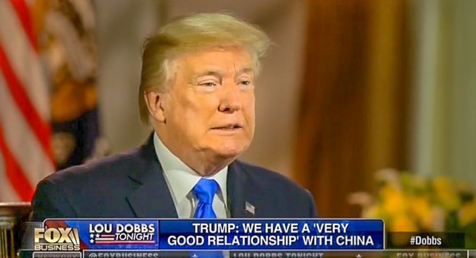 Donald Trump: I have 'best relationship' with China's leader 'because he's called president also'