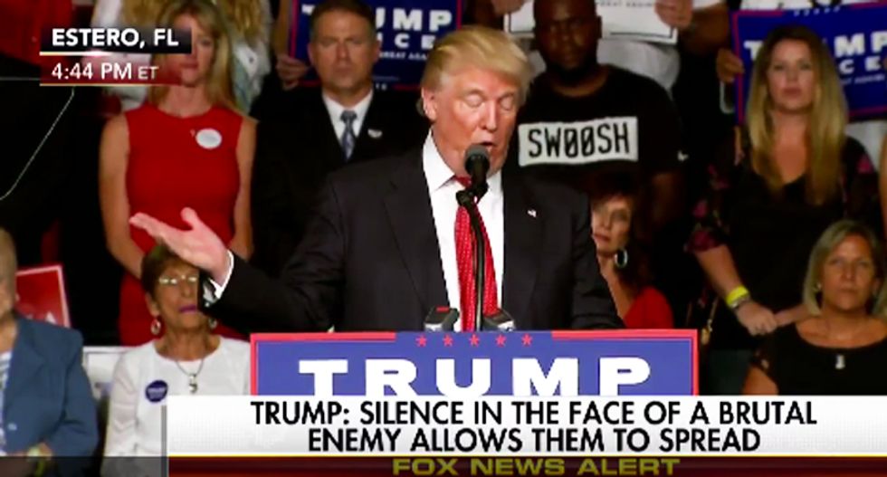 Trump uses lyrics from 'The Snake' in bonkers speech to rip immigrants -- and the Internet shreds him