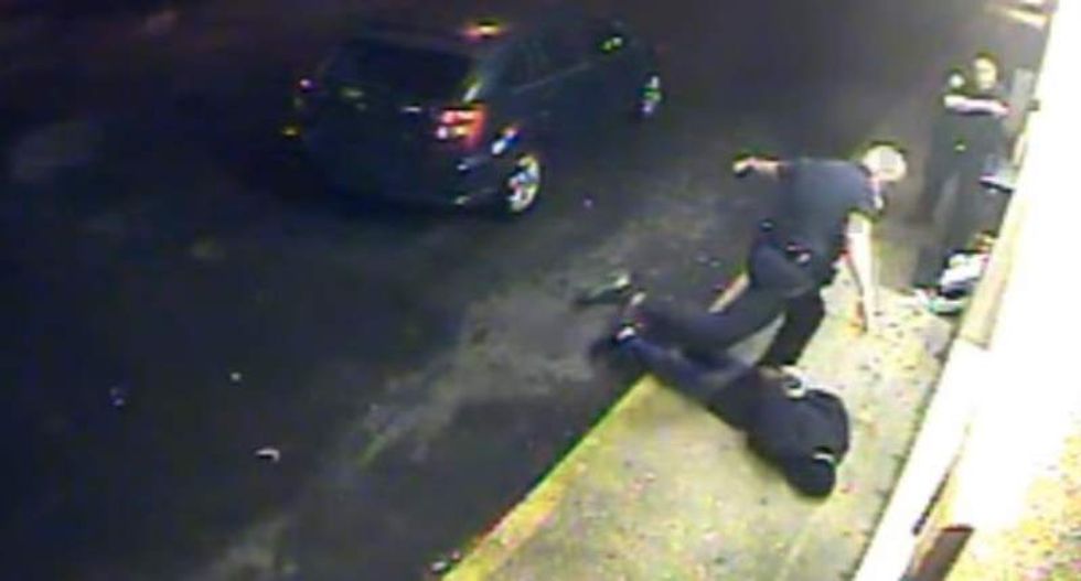 Louisiana cop arrested after he's filmed kicking handcuffed suspect