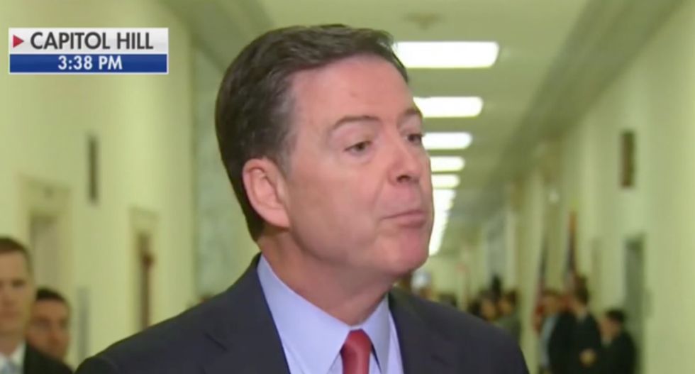 Furious James Comey slams Fox News reporter to her face for spreading Trump's 'nonsense'