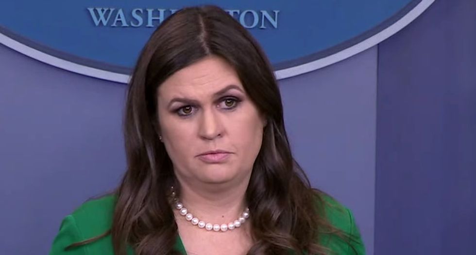 'Where is the evidence?' CNN's Acosta stumps Sarah Sanders after Trump says Clinton colluded with Russia