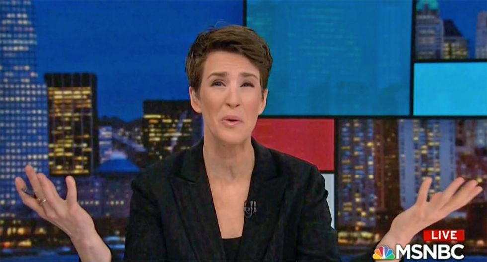 ‘They can’t stop saying treason’: Watch Maddow hilariously recount Mike Flynn’s court appearance