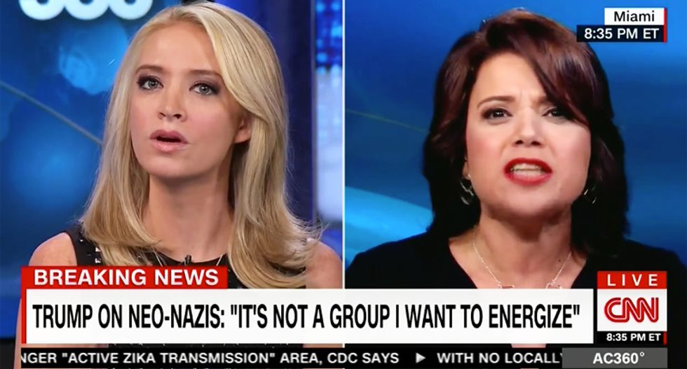 Watch Ana Navarro level Kayleigh McEnany for blowing off minority fears of Trump's neo-Nazi fans