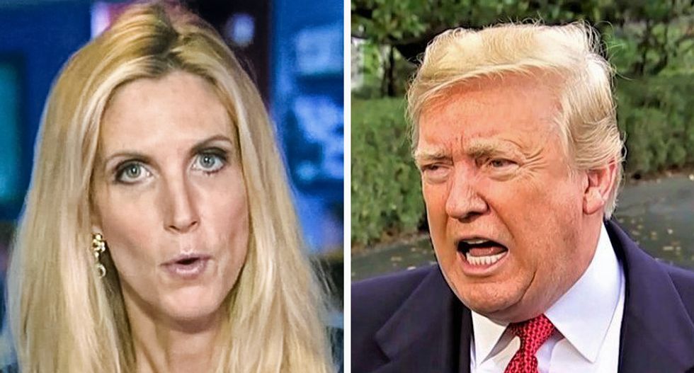 Trump belittles Ann Coulter after her 'wimp' smackdown: 'Maybe I didn’t return her phone call or something'