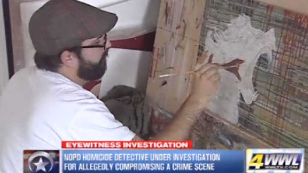 New Orleans cop suspended for leaving message in murder victim's blood