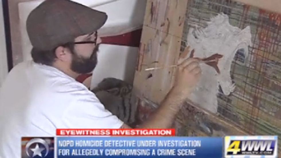 New Orleans cop suspended for leaving message in murder victim's blood