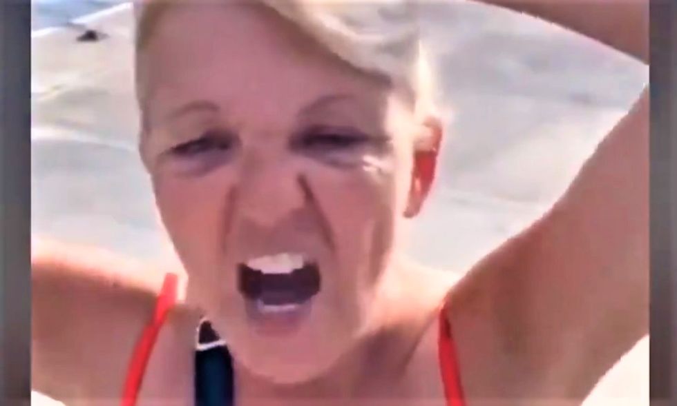 WATCH: Unhinged Trump supporter caught on camera yelling 'I hate n*ggers with a passion'