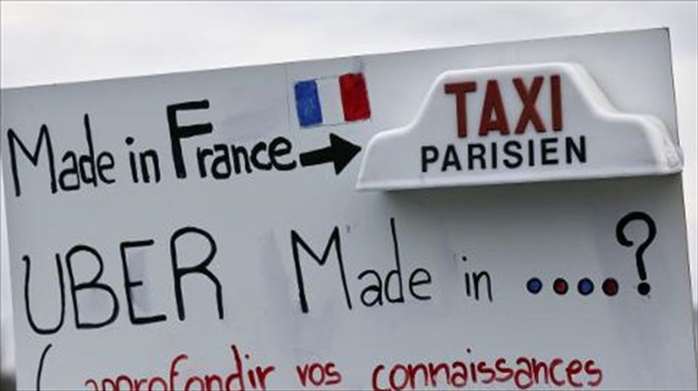 Taxi drivers around Europe set to protest Uber and other ride-share firms