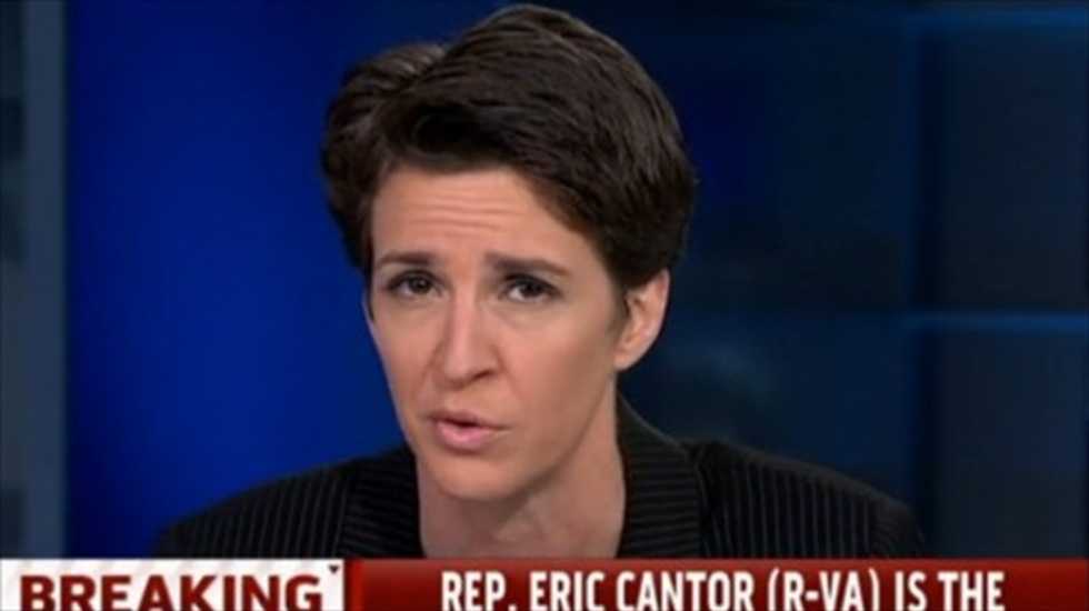Rachel Maddow: Cantor’s ‘milquetoast’ ads were key weak point of inconsistent campaign