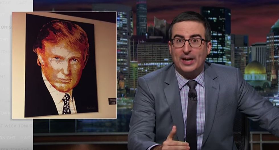 John Oliver: Trump’s scandals are way worse than Hillary’s — and voters should be 'f*cking outraged'