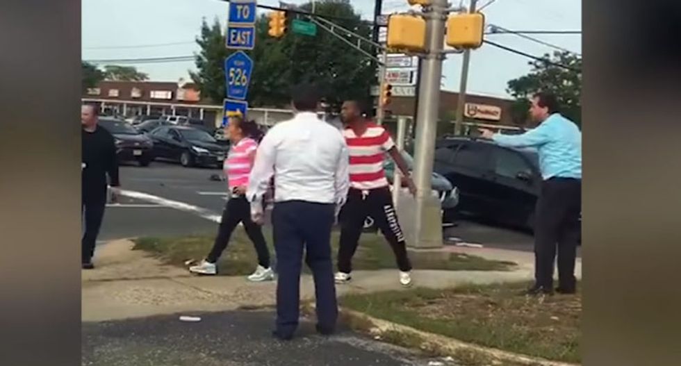'Go back to your country!' Angry motorist launches Jew-hating tirade at bystanders after car crash