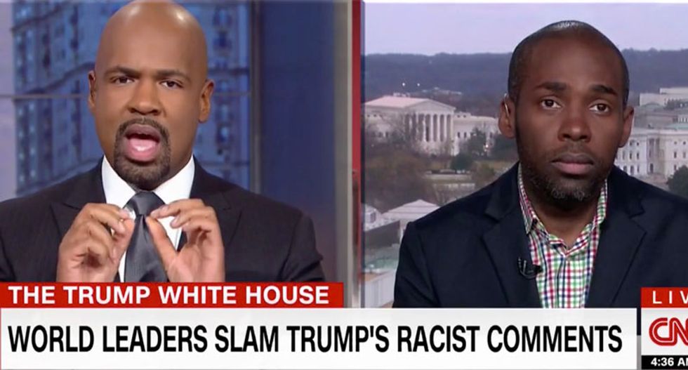 'It's a simple question': CNN's Blackwell blisters Trump defender refusing to say Trump was wrong to call African nations 'sh*tholes'
