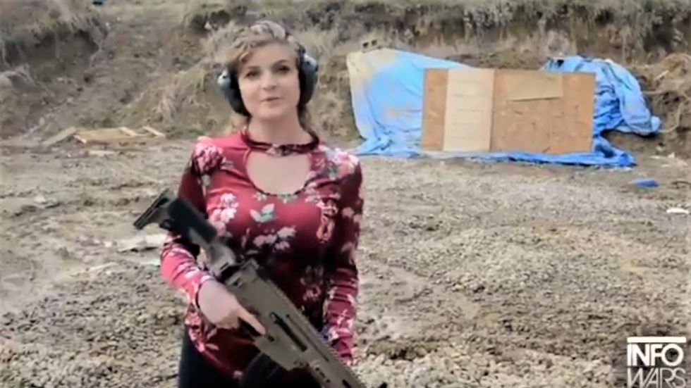 Infamous gun nut spends Christmas shooting up a 'Happy Holidays' sign -- and gets hilariously mocked