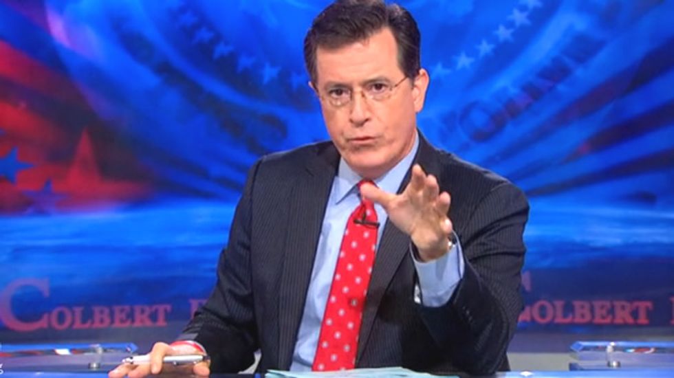 Stephen Colbert greets the return of the GOP 'Iraq Pack,' who were only ever wrong once