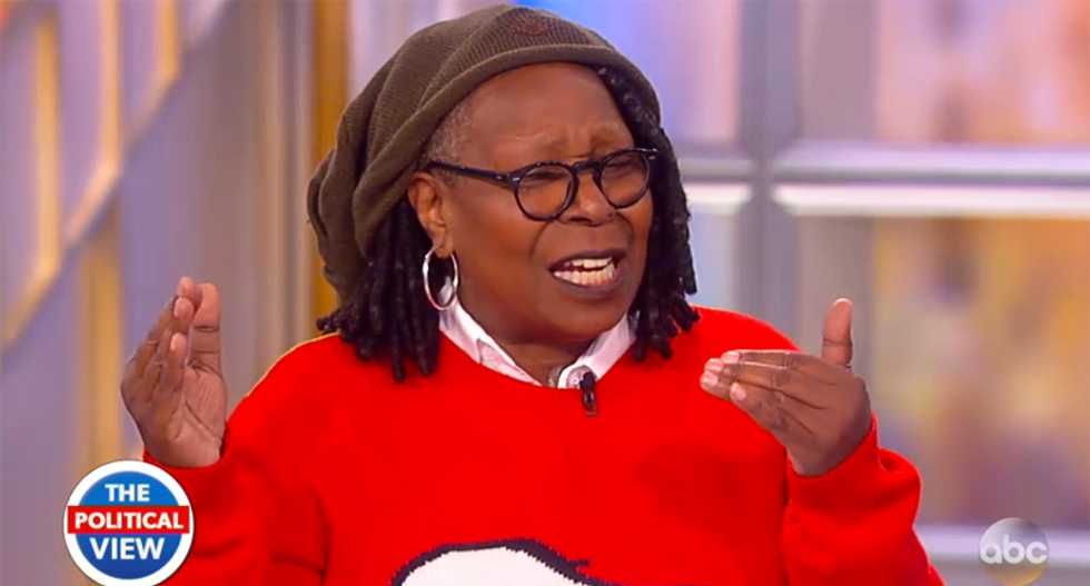 'The pot can't call the kettle black': Whoopi Goldberg shreds Trump for hinting at Clinton adultery