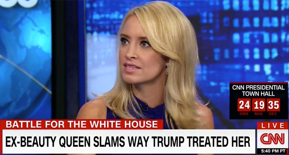 Kayleigh McEnany smears Trump-exposing Miss Universe Alicia Machado by comparing her to a terrorist