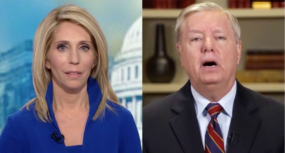 Lindsay Graham snaps 'bullsh*t' at CNN's Dana Bash when asked to defend Trump's Syria pull-out