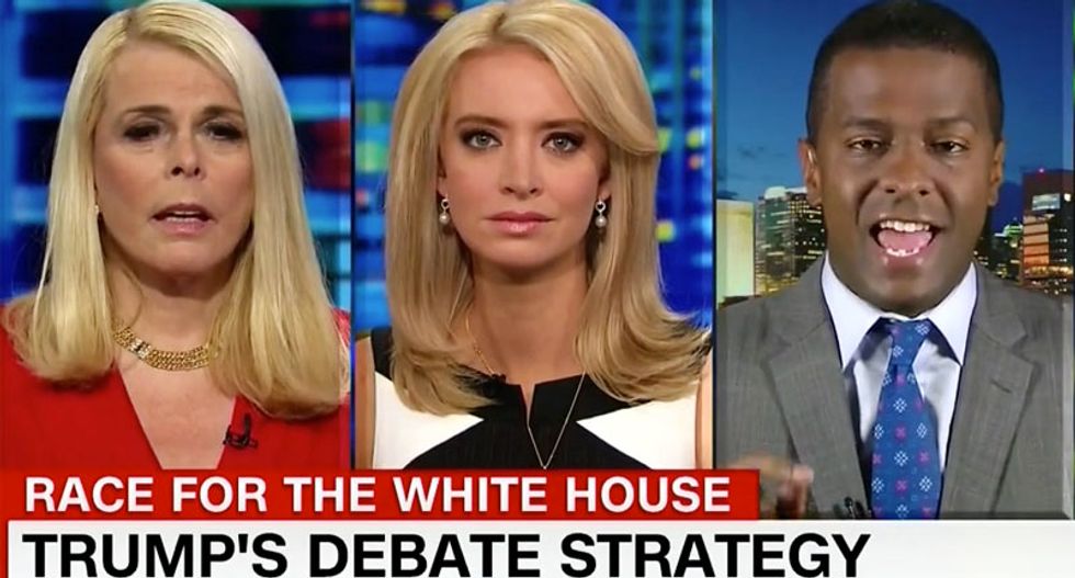 Trump advocate tells CNN panel Hillary is shaming girls over their weight — and all hell breaks loose