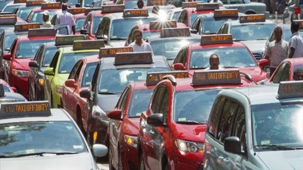 Washington D.C. taxi drivers join global protests against Uber ride-sharing service