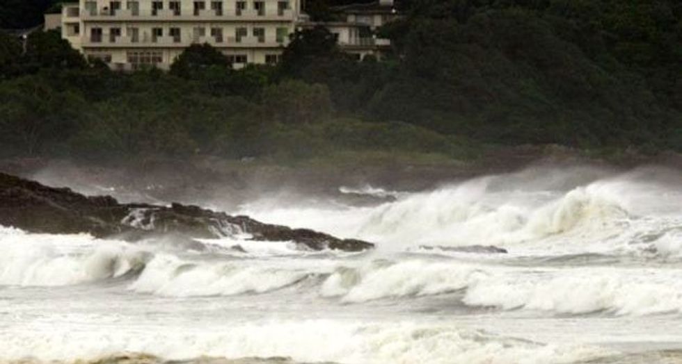 Thousands urged to evacuate as Typhoon Nangka hits Japan