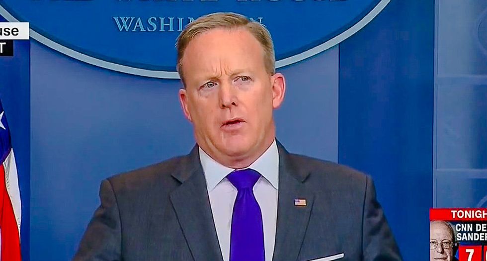 Sean Spicer: Trump knew weeks ago that Flynn had misled Pence about Russia talks