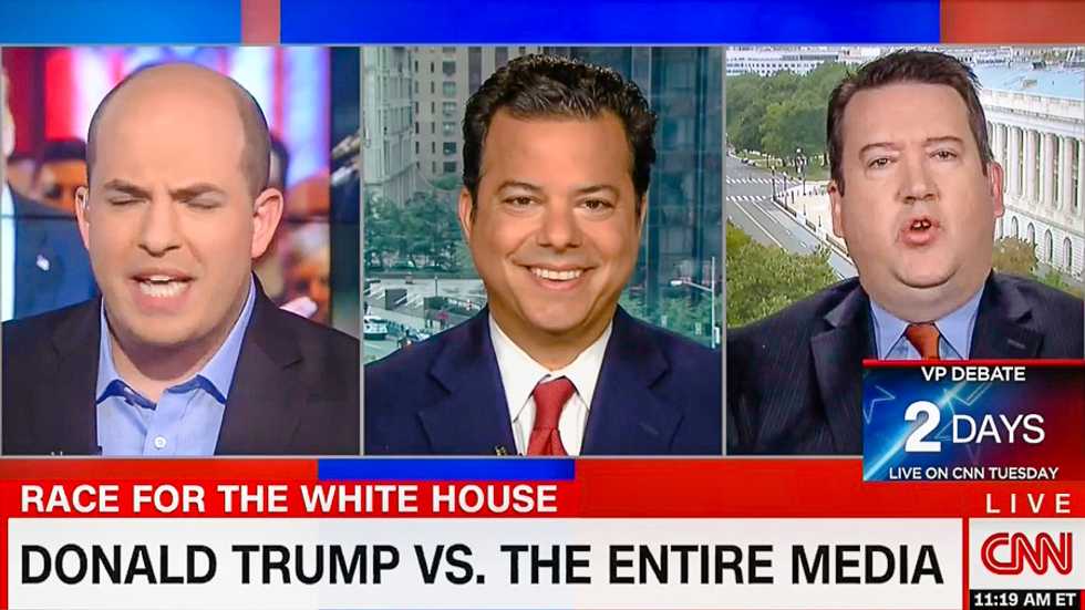 CNN host rips debate conspiracy: 'It's not Lester Holt's fault when Trump lies more than Clinton'