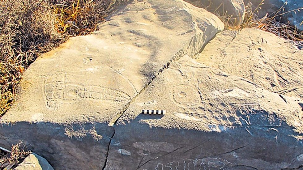 World's earliest erotic graffiti found in unlikely setting on Aegean island