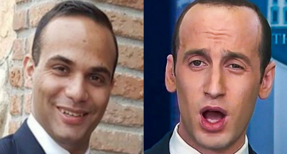 'Coffee boy' Papadopoulos regularly contacted top aide Stephen Miller and helped write Trump's major foreign policy speech