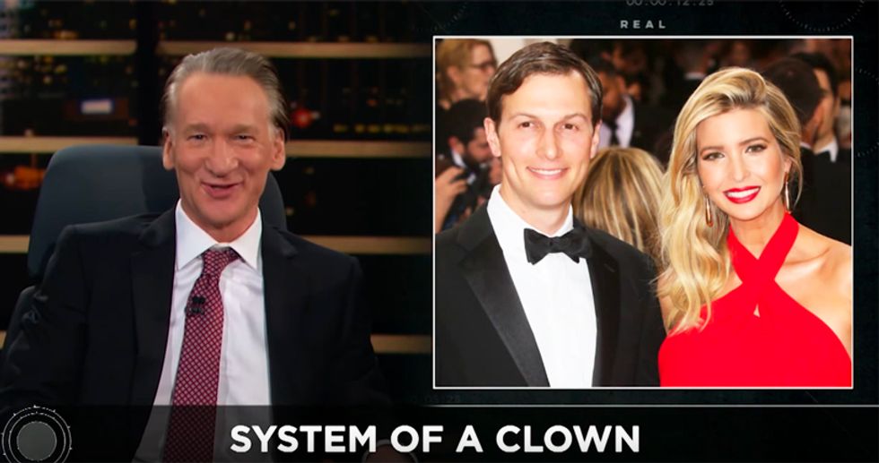Maher pounds Jared Kushner as 'Trump's boy wonder -- and he has done nothing'
