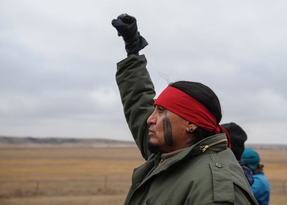 Standing Rock protesters celebrate as Army Corps of Engineers halts DAPL project