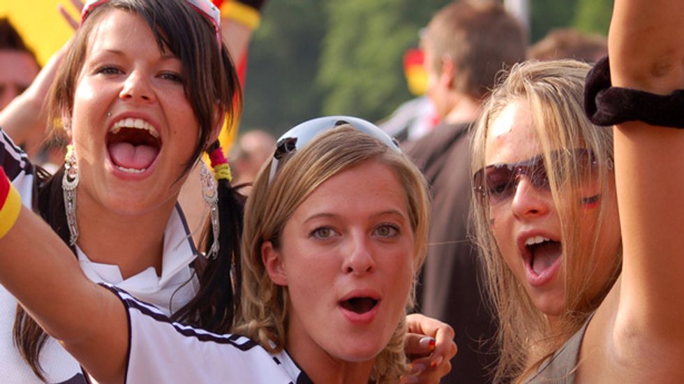 Televised sports' 'honey shot' plays into the idea that games are only for men