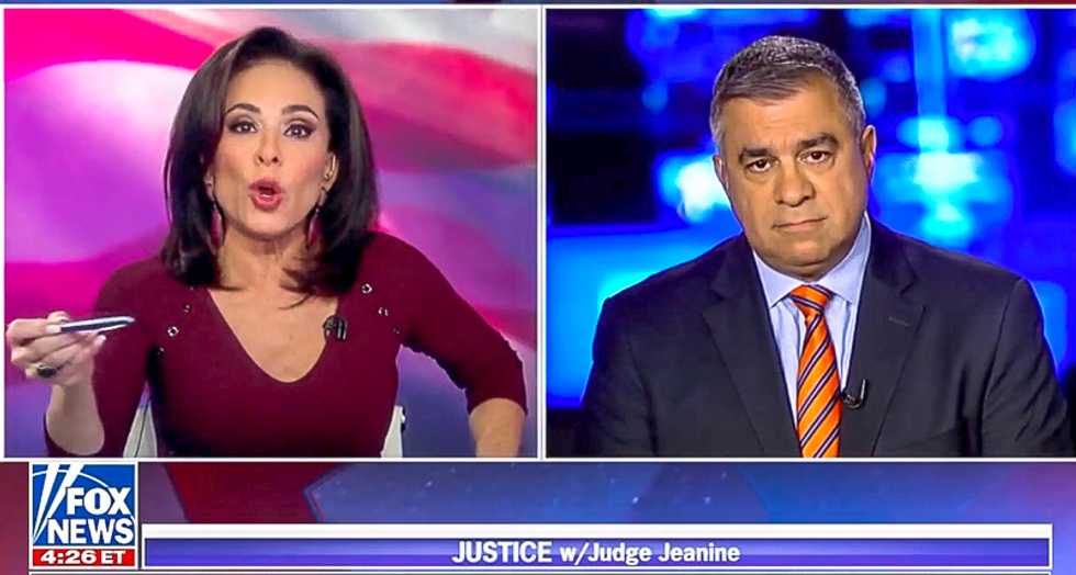 Roy Moore flummoxes Fox's Judge Jeanine: 'I spent career going after pedophiles... is the GOP destroying itself?'