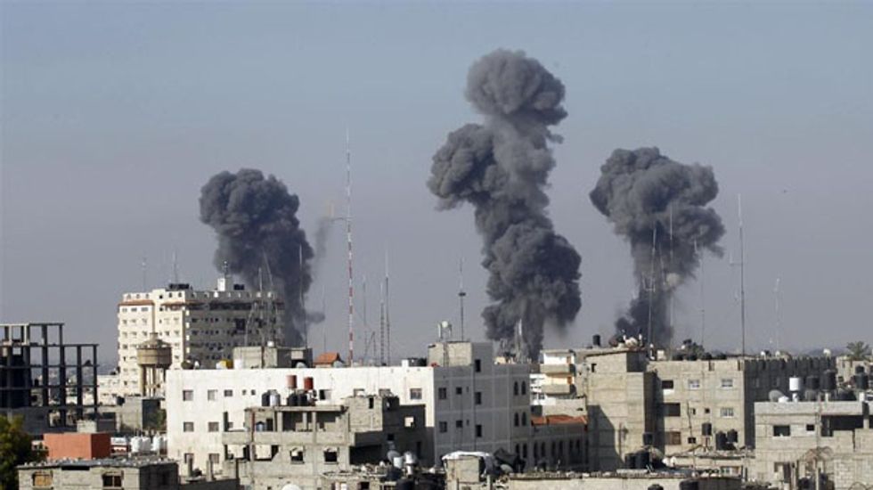 Disabled Palestinians unable to escape Israeli air strike on home