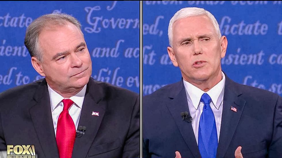 Champion debate coach gives win to Kaine: Pence's refusal to defend Trump was 'painful to watch'