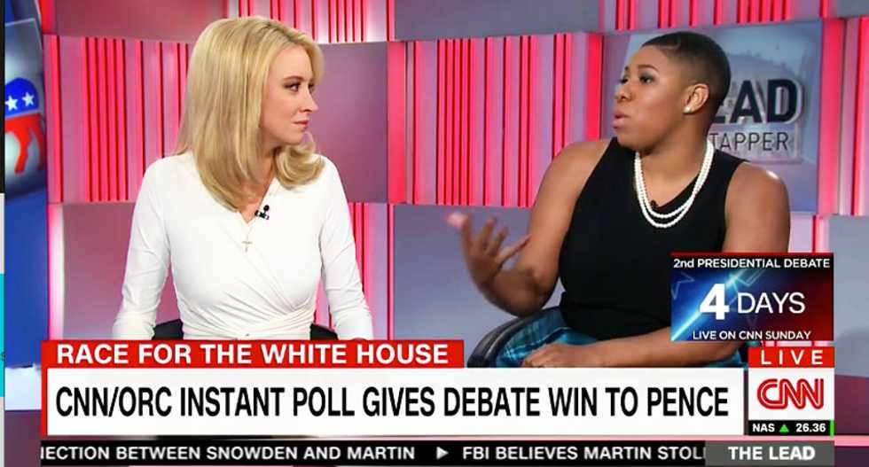 CNN panelist shoots down Pence debate 'win': He only won because he wasn't as 'crazy' as Trump