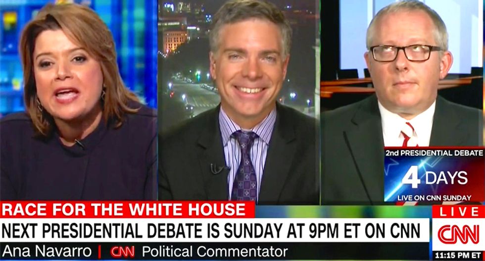 'He is a flat-out racist': Ana Navarro rains down hell on eye-rolling, mansplaining Trump surrogate