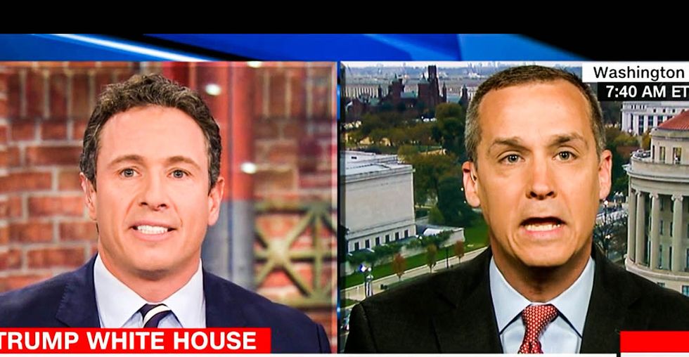 ‘How did they not know, Corey?’ CNN’s Chris Cuomo hammers Lewandowski’s excuses for White House ‘chaos’