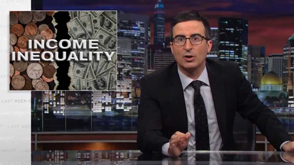 John Oliver: The rich keep the game rigged while Americans cling to false optimism