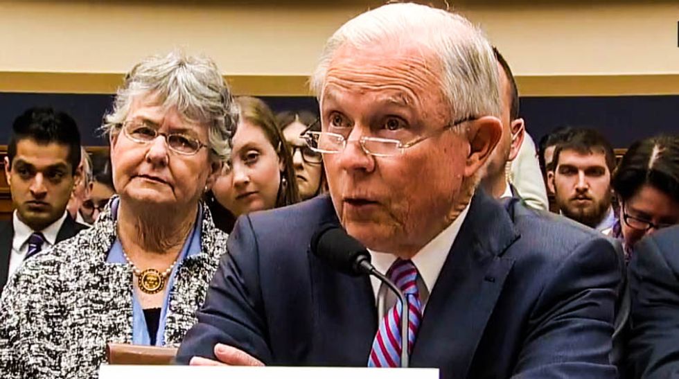 WATCH: Jeff Sessions gets testy as he's grilled by Sheila Lee over Russia contacts